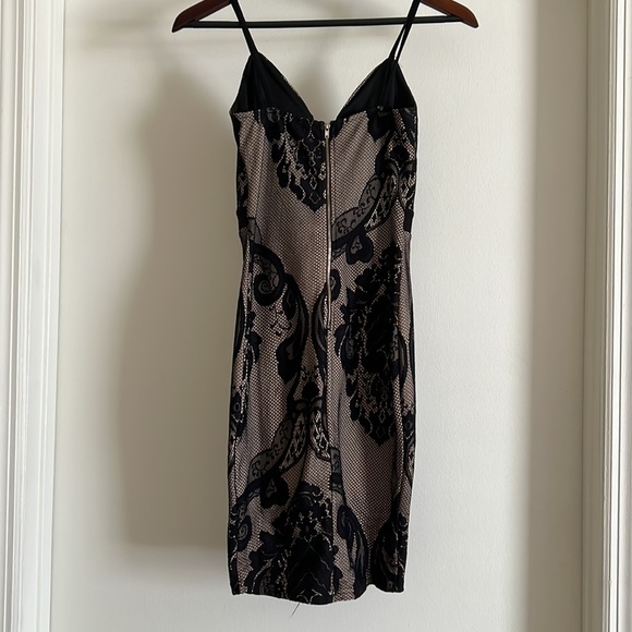 Privy black/tan mini dress size small - Picture 2 of 5